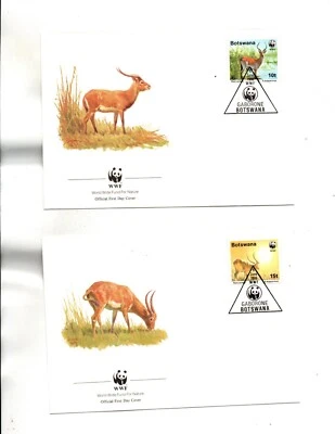 Botswana WWF set of 4 Sc#432 to 435 Antelope - Image 1 of 2