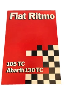Folleto folleto Fiat Ritmo 105 / 130 TC Abarth v.08/1983, 16 páginas - Imagen 1 de 2