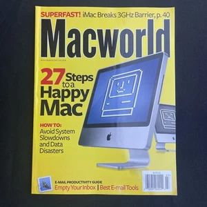 MacWorld Magazine July 2008 Manage iTunes Library Maintain Mac E-mail Programs - Picture 1 of 6
