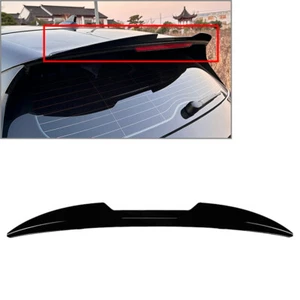 Rear Roof Window Spoiler Splitter Wing Lip For Volkswagen ID.3 2019-2023 Black - Picture 1 of 6