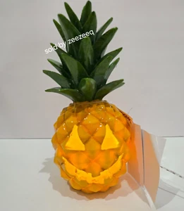 Summerween Halloween Ananas Kürbis LED Jack o Laterne Figur Statue - Bild 1 von 6