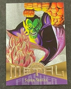 1995 MARVEL METAL SUPER SKRULL LIMITED EDITION INSERT #41 NRMT - MINT RANGE - Bild 1 von 2
