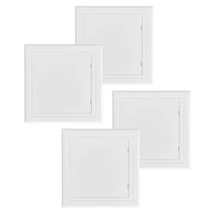  4 Stück Rohrmündung Inspektion Abdeckung Badezimmer Wandverkleidung Trockenbau Loch - Bild 1 von 9