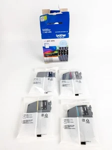 Brother Genuine LC401 4PK Color Ink Cartridge- Cyan, Magenta, Yellow, Black. - Picture 1 of 8