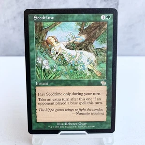 MTG Seedtime Judgment JUD English Rare Magic The Gathering Single merchandise - Picture 1 of 10