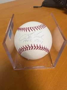 Tom Tresh Signed Baseball Inscribed "1962 ROY" AW Authentic COA - Picture 1 of 5