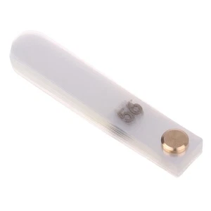 Dental Gauge Teeth Space Measuring Ruler 0.1mm Thickness Plastic Measuring Ruler - Picture 1 of 12