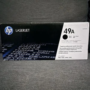 HP 49A Q5949A Black LaserJet Toner Cartridge LaserJet 1160,1320,1320N,3390,3392 - Picture 1 of 5