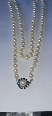 Akoya Perlenkette 87 cm Hochzeit  - Bild 1 von 4