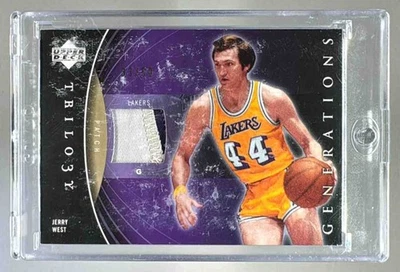 Jerry West 2006 Upper Deck Trilogy #PM-WE Generations parche pasado/50 Foto 1 de 3