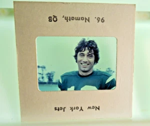 1971 Joe Namath New York Jets RARE NFL TV Set card/slide #96 University Alabama - Picture 1 of 2