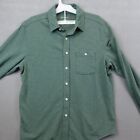 UNTUCKit Shirt Mens Medium Long Sleeve Green Button Up Cotton