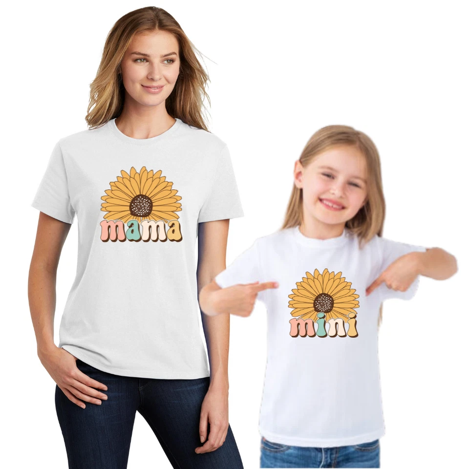 Mama Mini T-Shirt Mother Daughter Son Matching Tee Mother's Day Outfit Gift Top - Image 1 of 1