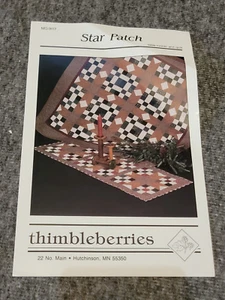 Thimbleberries Star patch Table Runner and Wall Quilt Pattern - Picture 1 of 8