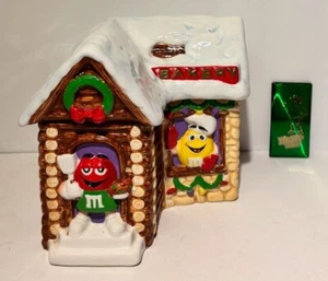 M&M Vintage Ceramic Bakery House Cookie/Candy Jar Galerie 2003 includes gr. tile - Picture 1 of 2