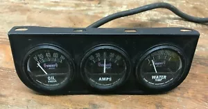 Summit Racing Gauge Dash Cluster Oil Pressure Amps Water Temperature 44278 - Picture 1 of 9