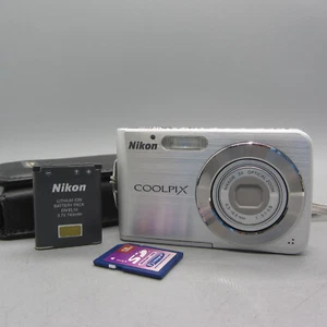 Nikon Digital Camera Coolpix S210 8.0MP Silver Tested - Picture 1 of 8