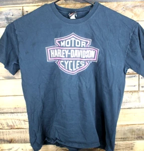 Rawhide Harley Davidson Motorcycle Large Black T-Shirt , Olathe KS  #H1963 - Picture 1 of 6