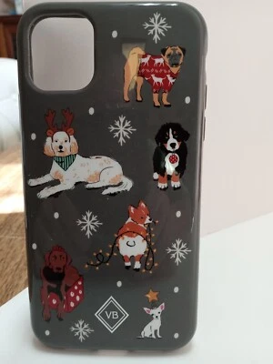 Vera Bradley Holiday Dogs,  Slim Cell Phone Case, iPhone 11/XR, NEW OPEN BOX - Image 1 of 4