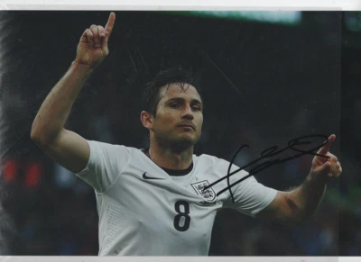 Frank Lampard Autografiado 12x8 en Foto Verificada Auténtico Foto 1 de 3