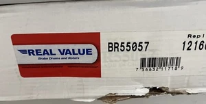 Disc Brake Rotor-4WD Real Value BR55057 - Picture 1 of 1
