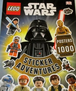 LEGO STAR WARS 1,000 STICKER Adventures BOOK, 4 Large POSTERS, DC Figure bin 226 - Bild 1 von 4