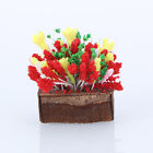 2 PCS Miniture Decoration Miniature Dollhouse Flower Decorate
