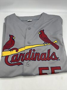 St Louis Cardinals Stephen Piscotty MLB Gray SGA Jersey Size XL Baseball USA