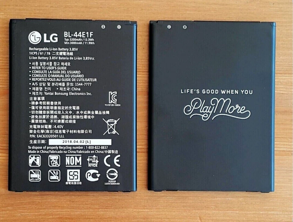 Nueva batería original OEM BL-44E1F para LG V20 H910 H915 H918 VS995 LS997 US996 Foto 1 de 1