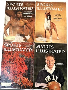Sports Illustrated Magazine Lot of 4 Jan Feb July and Oct 1957 Editions - Picture 1 of 6