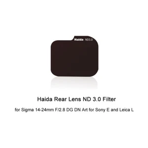 Haida Rear Lens ND 3.0 Filter for Sigma 14-24mm F/2.8 DG DN Art,Sony E/Leica L - Picture 1 of 8
