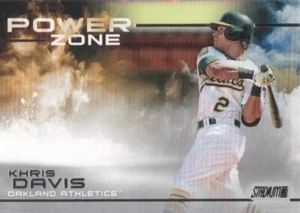 2019 Stadium Club Baseball Power Zone #PZ19 Khris Davis - Picture 1 of 2