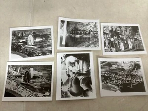 Lot Vintage BLACK & WHITE FOUND PHOTOS Old Snapshots Six Flags Great Adventure - Picture 1 of 2