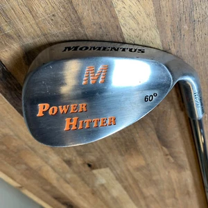 Momentus Golf Power Hitter Weighted Lob Wedge 60*  RH  New Grip - Picture 1 of 9