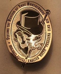 BPOE Elks Pin für Elks Lodge #672, Pasadena, CA, Michael Ellis ER, 2006-07 - Bild 1 von 5