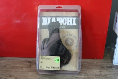 BIANCHI 56(25083)SERPENT SZ 16A BLACK LEFT HANDED HOLSTER!FITS SPRINFIELD .45 4" - Image 1 of 4