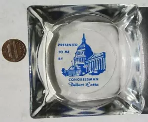 1959-89 GOP Ohio membro del Congresso Delbert Latta posacenere regalo personale Campidoglio degli Stati Uniti----- - Foto 1 di 1