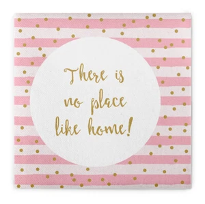 Serviette No place aus Airlaid 40 x 40 cm, 12 Stück - schön das du da bist - Bild 1 von 5