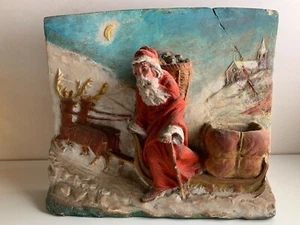 VERY RARE OLD BAS RELIEF NATAL PLATE SIGN ARISTIDE DE RANIERI - Picture 1 of 6