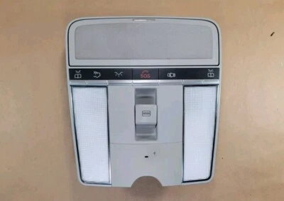 2007-2010 Mercedes W221 S550 CL550 Overhead Dome Light Sunroof Switch OEM GRAY - Image 1 of 4