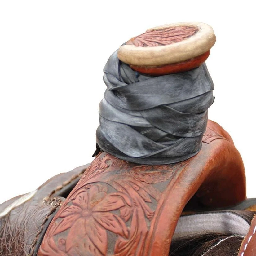 Classic Roper Wrap Equine Horse Superior Rubber Black 12 per Pack DALLYWRAP20BK