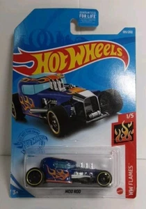 2021 Hot Wheels HW Flames 1/5 Mod Rod 189/250 New Sealed - Picture 1 of 6