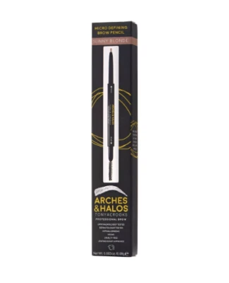 Arches & Halos Micro Defining Brow Pencil - 0.003oz - Charcoal/Blonde - MK11C - Image 1 of 2