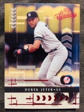 2001 Playoff Absolute Memorabilia #5 Derek Jeter Card 