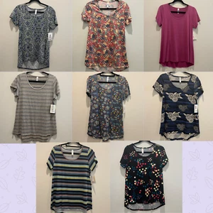 LuLaRoe Classic T-Shirt Top Tunic NWT Small- Pattern, Geometric, Floral, Solid - Picture 1 of 42