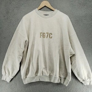 Fear Of God Inside Out Crewneck Fg50-059 7Th Sweatshirt Ivory Mens Size S - Picture 1 of 21