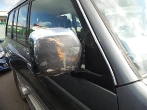 MITSUBISHI PAJERO RIGHT DOOR MIRROR NH-J-K-L, POWER, CHROME, 05/91-04/00 91 92 9 - Picture 1 of 2