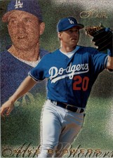1996 Flair Gold Los Angeles Dodgers Baseball Card #286 Mike Blowers