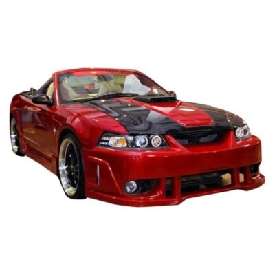 KBD Body Kits Spy 2 4 Pc Polyurethane Full Body Kit For Ford Mustang 1999-2004 - Image 1 of 4