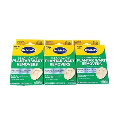Dr. Scholls Plantar Wart Removers 24-Count Maximum Strength 3 Pack - Image 1 of 4